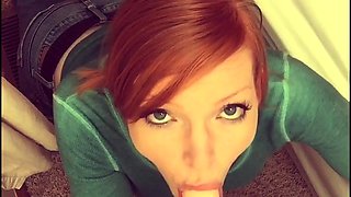 Skinny pierced amateur redhead rough fucking huge toys