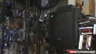 Perverted bimbo exciting adult movie