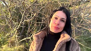 Hot French Brunette Ludivine Takes Double Penetration in Lesbian Threesome