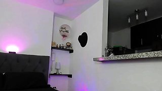 Very cute slim busty big booty web brunette babe