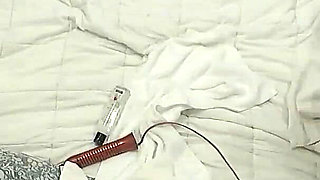 My Strap on Stories - I Cage Him & Use My Big Strap on to Make Him Cum Thru the Cage.