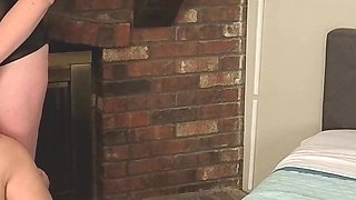 4'10" Short Thick Latina Serves Tall Redhead Domme Mommy and Her Husband