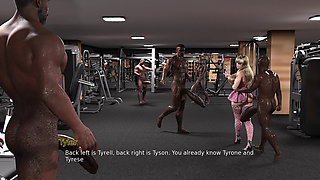 Cheating Slutty Blonde Wife Gangbanged by a Lots of Big Black Cocks