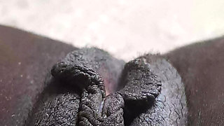 German natural dirty fat pussy teasing closely on camera