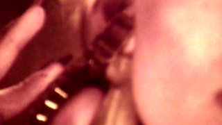 Blonde Retro Goddess Enjoys Vintage Anal Toy Session in Sepia