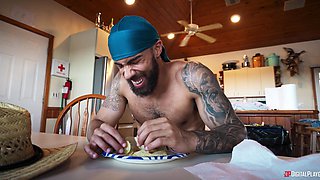 Spicy MILF exciting outdoor clip