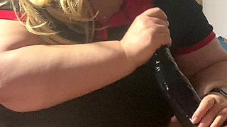 British Blonde MILF Gets Wild with Huge BBC. Naughty Play