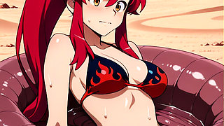Yoko Littner Gurren Lagann Gangbang Ai