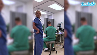 Fit MILF Nurse Gets Fired for Masturbating in the Hospital