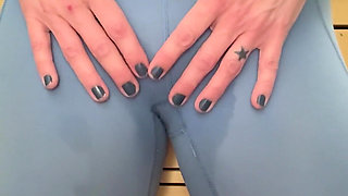 Sweaty Pussy in Lycra Spandex