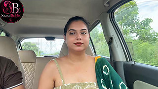 Doggystyle Handjob for Friend in Car Outdoors - Risky Sex Hindi Audio