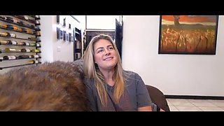 Clover Baltimore Hot Mom Blowjob & Creampie - Step Son Helps Divorced MILF in Bedroom