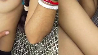 Desi Beautiful Village GF Rajiya Outdoor Sex Video, Indian Hot GF BF Outdoor