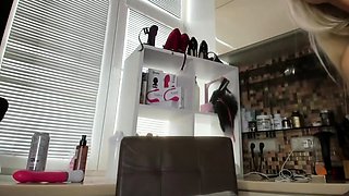 Hot Blonde Babe Solo Masturbation