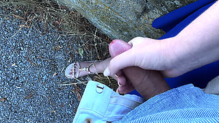 City Tour Gone Wild - Risky Handjob, Blowjob and Doggy - Almost Caught!