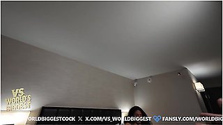 Hadiya Honey - Photo Shoot Turns Into Fucking Massive Cock And Covered In Cum And Piss Hazel Haze Vs World Biggest