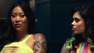 Interrogation room fuck with a stunning babe