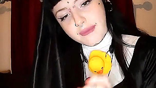 Nun Twerking on Bigblackdildo!dirty Talk