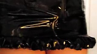 Cute curly brunette solo webcam masturbation