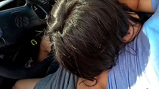 BLOWJOB IN THE CAR after school