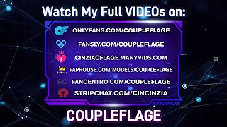 Step Sisters Double Blowjob for Nerd's Big Cock - Amateur Threesome FFM