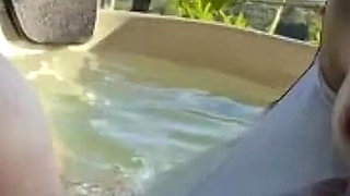 Fucking with the Sexy Young Colombian Abby Lovee7 at the Jacuzzi!