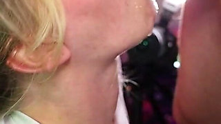 PAWG Blonde Slut Gets Her Throat Fucked