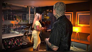 FelipeSkullX Pauses Time with Remote to Hardcore Fuck Allison Sweet