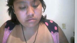 Mexicana en Webcam Enseando Tetas!