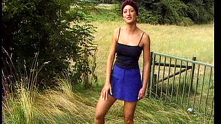 Stunnign German Lady Likes Outdoor Water Sport