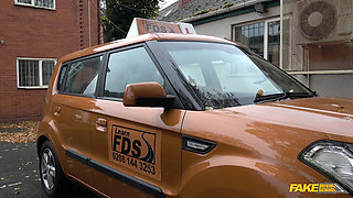 Fake Driving School - Gorgeous Redhead Ella Hughes Begs Examiner for a Chance in Hardcore Sex Video
