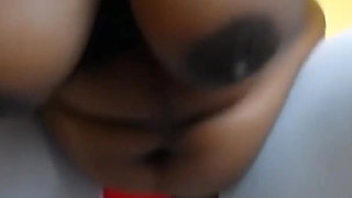 Riding 12 Inch Dildo Cumming Hard