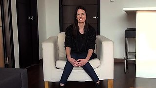 Cute Teen Brunette Susana Melo Gets Her Pussy Licked in