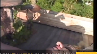 A BBC Outdoor for the Blonde Slut