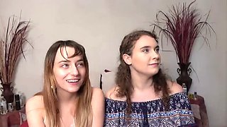 Desperate Amateurs Lana Smalls & Friend Get Tight Pussies Pounded Hard By Big White Cock - Threesome Blowjob & Big Tits