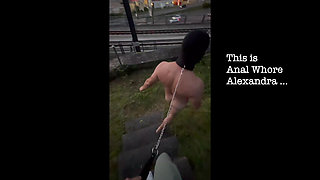 Risky Strapon Fuck Close to the Highway