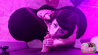 Alternative Slut Sucks and Fucks in Gloryhole