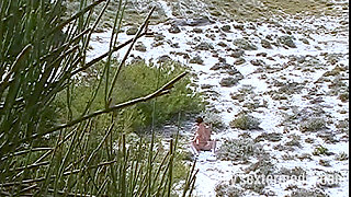 Sexy MILF Naked on the Nudist Beach