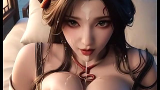 Nymphprince getting a pleasure (3D-CGI STYLIZED)
