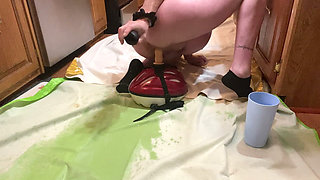 Horny & Pregnant Anal Flush Squirting Orgasm