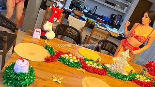 - Christmas orgy with friends