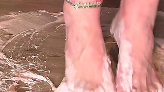 Giantess Size 16 Feet Making Perfect Slime From Scratch Asmr Foot Play