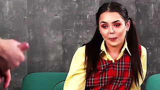 Upskirt watching voyeur slut teasing