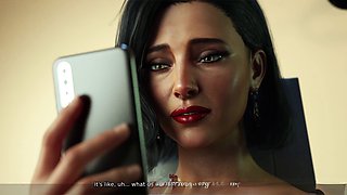 Young girl gets double penetrated by an experienced mature mom in a wild encounter