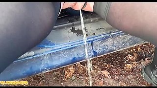 Amateur MILF Pissing Compilation 2025 - Sandra Falkenhauer Outdoor Pee HD