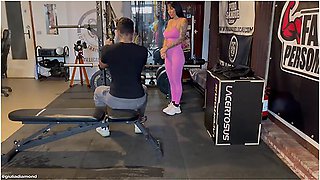 I Get Fucked In The Gym By My Personal Trainer Lucas Peracchi Purosangue Who Bangs Me Hard