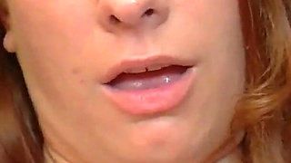 FMM Threesome Young Ginger German BBW with Natural Tits Gets Pissing and Takes Thick Dicks