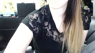 Cute blonde amateur webcam teen masturbating