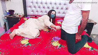 Indian Teen First Time Sex with Desi Aunty - Hindi Audio, Anal, Creampie, Rough