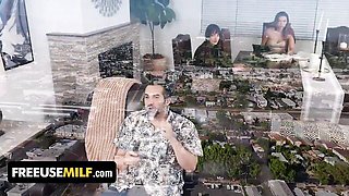 Noble Blair Harris and Lexi Luna's threeway sex